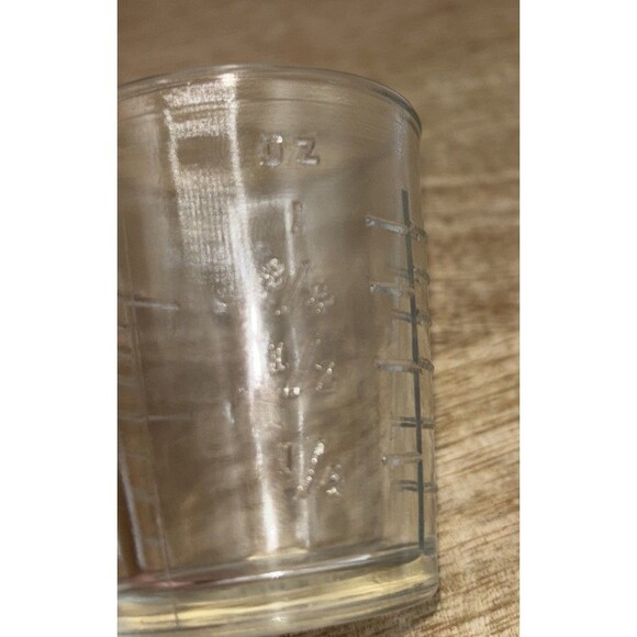 VTG Armstrong Cork Co Glass Medicine Dose Measuring OZ CC TSP TBSP -USA- Shot - Picture 7 of 11